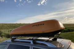 Dakkoffer 410 liter te huur