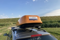 Dakkoffer 410 liter te huur